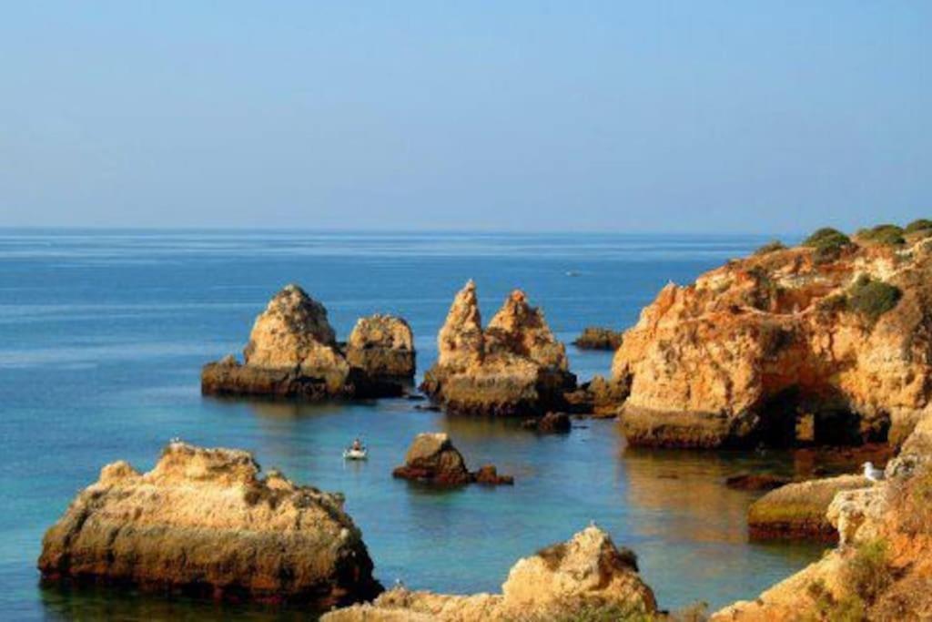 Apartamento Encantador A 100M Da Praia Carvoeiro  Dış mekan fotoğraf