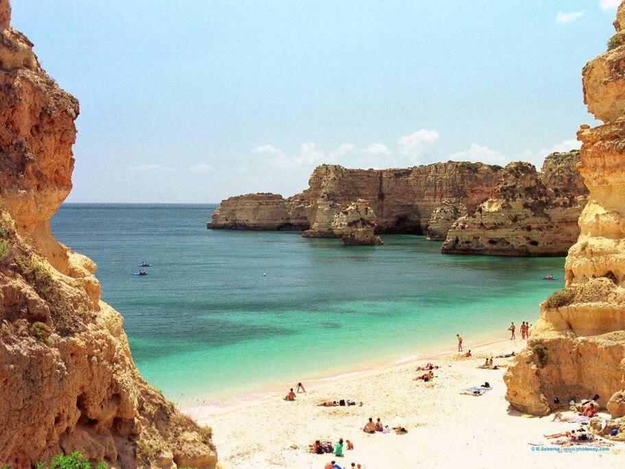 Apartamento Encantador A 100M Da Praia Carvoeiro  Dış mekan fotoğraf